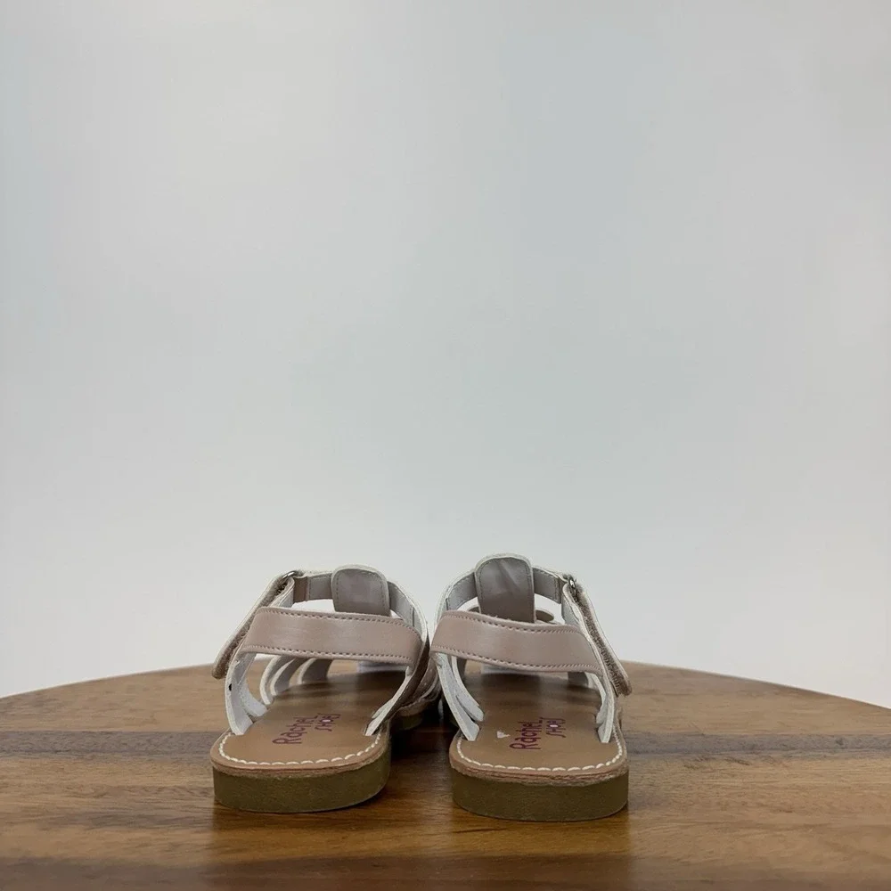New Little Kids Girls‎ Rachel Shoes Althea Pink Glitter Fisherman Sandals Size 9